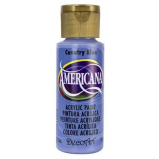 DecoArt Americana 2 oz. Country Blue Acrylic Paint DAO41 3