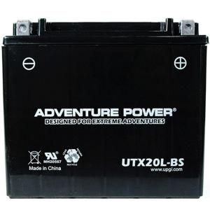 UPG Dry Charge 12 Volt 18 Ah Capacity D Terminal Battery UTX20L BS