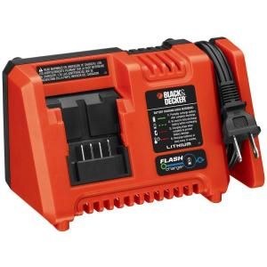 BLACK & DECKER Lithium Ion Fast Charger with Flash Charge L2AFCBST