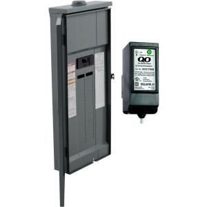Square D by Schneider Electric QO 200 Amp 40 Space 40 Circuit Outdoor Main Breaker Load Center with Cover with Surge Breaker SPD QO140M200RBSB