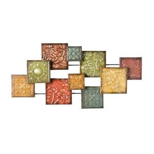 Home Decorators Collection 41 1/2 in. W x 20 3/4 in. H Bijou Metal Wall Sculpture WS9373
