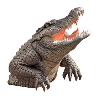 Design Toscano 19 In. Snapping Swamp Gator Statue DISCONTINUED DB383090