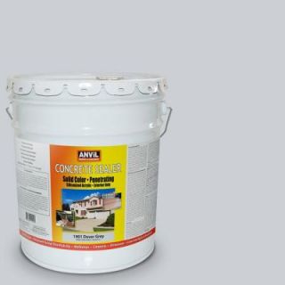ANViL 5 gal. Dover Grey Siliconized Acrylic Solid Color Exterior Concrete Sealer DISCONTINUED 210828