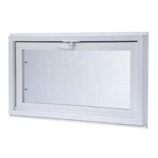 TAFCO WINDOWS Vinyl Hopper Windows, 32 in. x 24 in., White, with Dual Pane Insulated Glass PV HOP 32x24