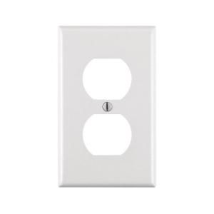 Leviton 1 Gang Duplex Outlet Wall Plate (10 Pack)   White M24 88003 WMP