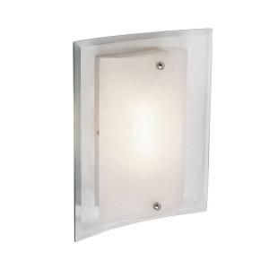 Filament Design Cabernet Collection 1 Light 18 in. Polished Chrome Wall Sconce with Frosted Inner Glass Shade CLI WUP595117