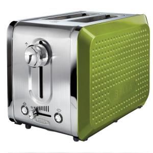 Bella Dots 2 Slice Toaster in Lime BLA13743