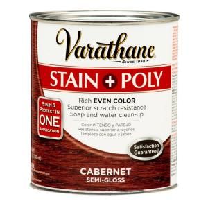 Varathane 1 qt. Cabernet Stain + Polyurethane (2 Pack) 266151
