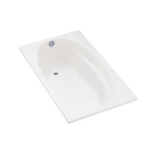 KOHLER Proflex 5 ft. Reversible Drain Bathtub in White K 1142 0