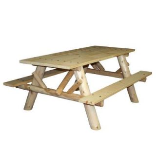 6 ft. Picnic Patio Table with Attached Benches CFU232