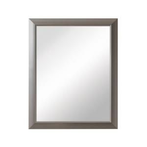 NuTone Barrington 15 in. W x 19 in. H x 5 in. D Recessed or Surface Mount Medicine Cabinet in Satin Nickel 56SS184CSNX