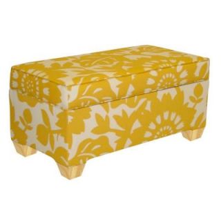 Home Decorators Collection Chatham Sun Gold Upholstered Storage Bench 6225GERSG