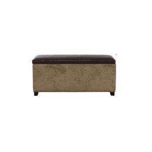 Home Decorators Collection Chambers 42 in. W Brown Rectangular Storage Shoe Bench 1587500820