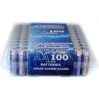 100 of AA ACDelco Alkaline Batteries with Recloseble Box AC060
