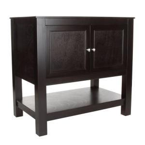 Foremost Gazette 36 in. W x 21.75 in. D x 34 in. H Vanity Cabinet Only in Espresso GAEA3622