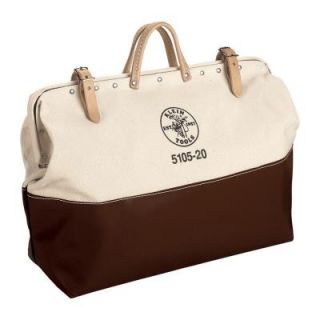 Klein Tools 20 in.High Bottom Canvas Tool Bag 5105 20