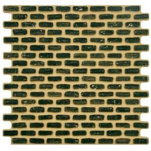 Merola Tile Panello Verde 9 3/4 in. x 9 3/4 in. Porcelain Floor and Wall Tile FBR10PNV