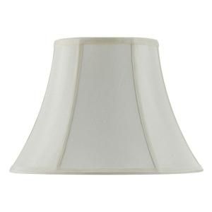 CAL Lighting 12.5 in. Eggshell Bell Fabric Lamp Shade SH 8104/18 EG