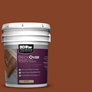BEHR Premium DeckOver 5 gal. #SC 142 Cappuccino Wood and Concrete Paint 500005