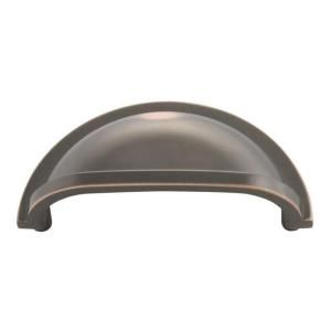 Hickory Hardware Williamsburg 3 in. Oil Rubbed Bronze Highlighted Cup Pull P3055 OBH