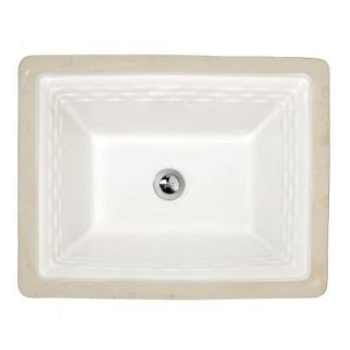 American Standard Portsmouth Undermount Bathroom Sink in White 0615.000.020