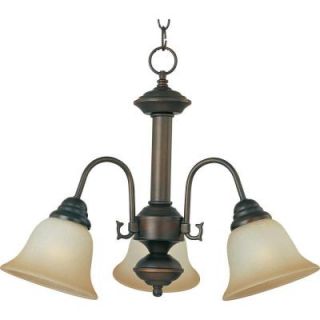 Illumine 3 Light Oil Rubbed Bronze Chandelier with Wilshire Glass Shade HD MA41128554