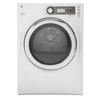 GE 7.0 cu. ft. Electric Dryer with Steam in White GFDS140EDWW