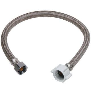 1/2 in. FIP Inlet x 7/8 in. Ballcock x 9 in. Polymer Coated Toilet Connector B3 9DL F