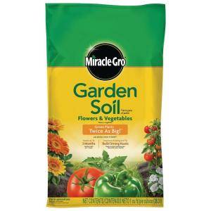 Miracle Gro 1 cu. ft. Garden Soil for Flowers and Vegetables 73451430 