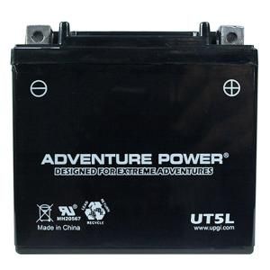UPG Dry Charge AGM 12 Volt 4 Ah Capacity D Terminal Battery UT5L