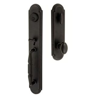 Fusion Oil Rubbed Bronze Ravinia Interconnect Interior Handle Set with Egg Knob H 02 T2 0 ORB