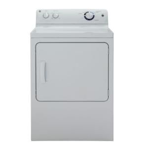 GE 7.0 cu. ft. Electric Dryer in White GTDP220EFWW