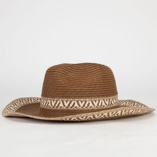 Ethnic Stripe Womens Cowboy Hat Brown One Size For Women 246026400