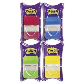 Post it Tabs Durable File Tabs, Solid Color   Red/Blue/Green/Yellow   100 Per