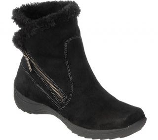 Womens Naturalizer Videena   Black Oil Velour Suede/Shearling Boots