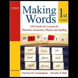 Making Words 1st Grade  100 Hands On Lessons for Phonemic Awareness, Phonics and Spelling