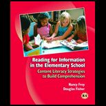 Reading for Information in Elementary School  Content Literacy Strategies to Build Comprehension
