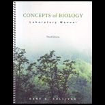 Concepts Of Biology Laboratory Manual (Custom)