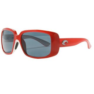Costa Little Harbor Kenny Chesney Sunglasses   Polarized 580P Lenses   CORAL WHITE/AMBER 580P ( )