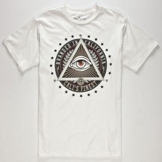 Eye See You Mens T Shirt White In Sizes Xx Large, X Large, Small,