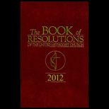 Book of Resolutions of the United Methodist Church 2012