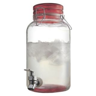 American Atelier Beverage Dispenser   Red (1 Gallon)