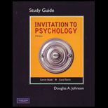 Invitation to Psychology   Study Guide