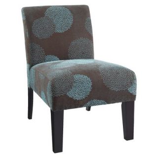 Accent Chair Upholstered Chair Deco Accent Chair   Blue Sunflower