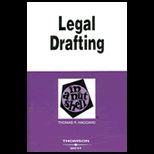 Legal Drafting in a Nutshell