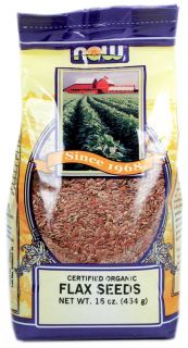 NOW Foods   Flax Seed Organic   1 lb.