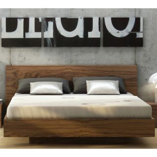 Tema Float Bed with Mattress Support 9500.75 Size King, Finish Lacquered White