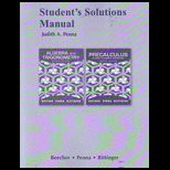 Algebra and Trigonometry / Precalculus   Solution Manual