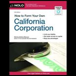 How to Form Your Own California Corporation   With CD