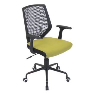 LumiSource Mid Back Network Office Chair OFC NET Color Black / Green